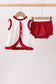 Maroon Alabama Elephant Applique Bloomer Set