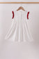 Maroon Alabama Elephant Applique Dress