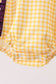 Purple LSU Tiger Applique Ruffle Bubble