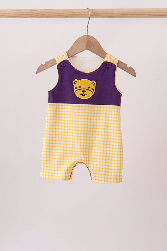 Purple LSU Tiger Applique Jon Jon