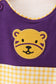 Purple LSU Tiger Applique Jon Jon