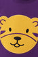 Purple LSU Tiger Applique Set
