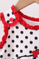 Red Georgia Bulldog Applique Ruffle Bloomer Set