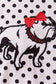 Red Georgia Bulldog Applique Ruffle Set
