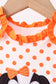 Orange Tennessee Dog Appliqué Bloomer Set