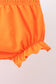 Orange Tennessee Dog Appliqué Bloomer Set