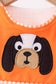 Orange Tennessee Dog Appliqué Jon Jon
