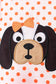 Orange Tennessee Dog Appliqué Set