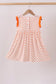 Orange Tennessee Dog Appliqué Dress