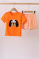 Orange Tennessee Dog Appliqué Set