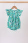 Green Lily Floral Bubble