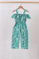 Green Lily Floral Jumpsuit