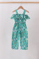 Green Lily Floral Jumpsuit