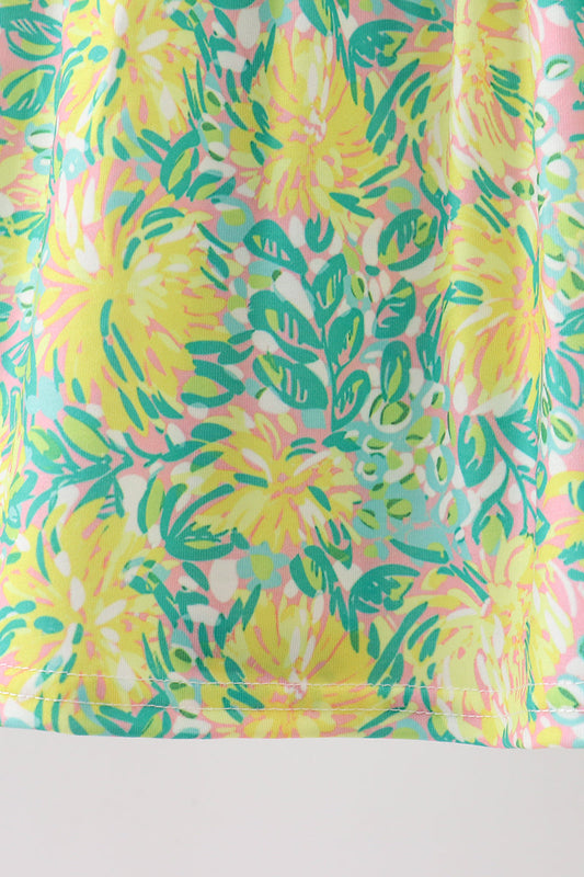 Yellow Lily Floral Set