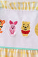 Mustard Honey Bear Embroidered Bloomer set