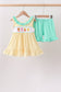 Mustard Honey Bear Embroidered Set