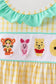 Mustard Honey Bear Embroidered Set