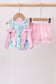 Blue Floral Bloomer Set