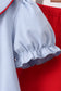Blue Apple Appliqué Ruffle Set