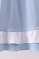 Blue Apple Embroidered Dress