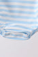 Blue Stripe Apple Book Appliqué Bubble