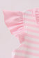 Pink Stripe Apple Book Appliqué Dress