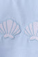 Seashell Stripe Embroidered Set