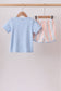 Seashell Stripe Embroidered Set