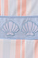 Seashell Stripe Embroidered Jon Jon
