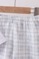 Blue Faith Quote Embroidered Shorts Set