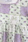 Purple Floral Bloomer Set