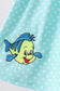 Blue under the sea Embroidered Bloomer Set