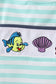Blue stripe under the sea Embroidered Jon Jon