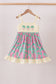Palm Tree Embroidered Dress