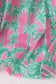 Palm Tree Smocked Women Dress