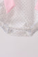 Pink Pencil ABC embroidery dot bubble