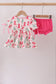 Pink Boots Smocked Bloomer Set