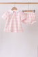 Pink Gingham Bloomer Set