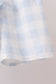 Blue Gingham Shorts Set