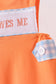 Coral Jesus Loves me Smocked Jon Jon