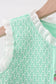 Green Butterfly Smocked Bloomer Set