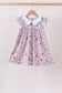 Purple Garden Ruffle Dress