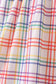 Red ABC Embroidered Plaid Dress