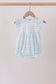 Blue Plaid Ruffle Bubble