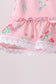 Pink Floral Ruffle 2pc Swimsuit