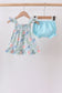 Floral Smocked Bloomer Set