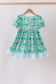Green house floral Ruffle Dress