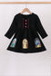 Black princess bamboo dress