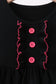 Black princess bamboo dress
