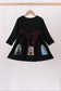 Black princess bamboo dress